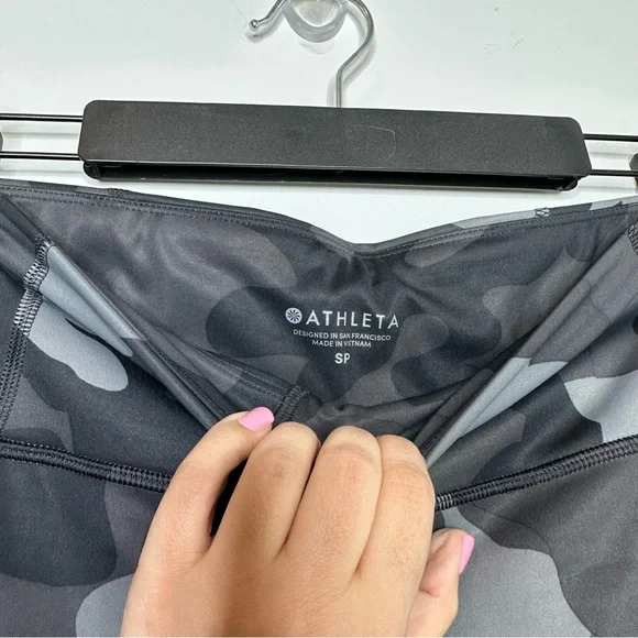 Athleta High Rise Camo Print Petite Leggings - Picture 3 of 7